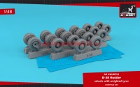 AR AW48354   1/48 B-58 Hustler wheels w/ weighted tyres (thumb59667)